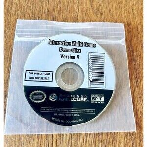 Nintendo Gamecube Interactive Multi Game Demo disc Version 9 Disc Only
